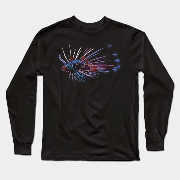 Lion Fish Long Sleeve T-Shirt by albertocubatas